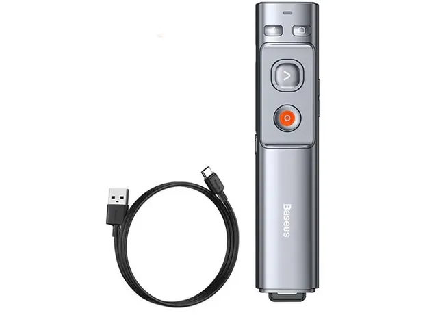 პრეზენტერი Baseus Orange Dot Wireless Presenter with Red Laser WKCD000013