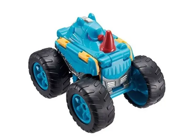 მანქანა Flip Cars 2-in-1 Flip Vehicle- Monster Rhinoceros Truck