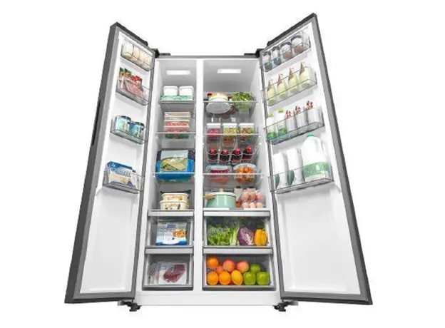 მაცივარი Midea MDRS791MIE28, 604L, A++, Refrigerator, Black, 8 image