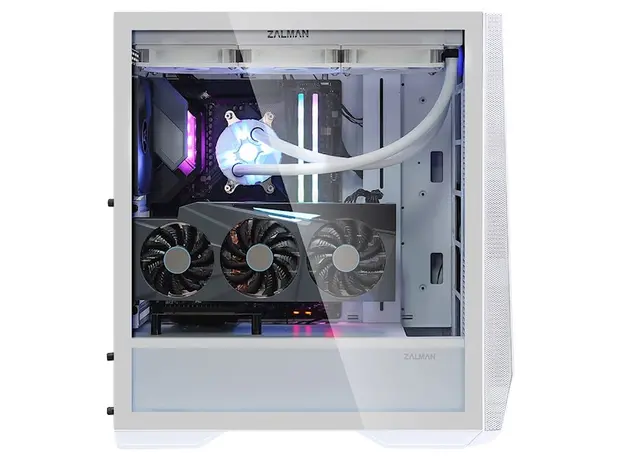 ქეისი Zalman Z9ICEBERGWH Z9 ICEBERG, Computer Case, MidT, E-ATX, ATX, Mini-ITX, Micro-ATX, 2xUSB 2.0, 2xUSB 3.0, USB 3.1, White, 5 image