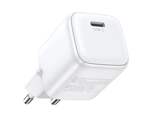 დამტენი UGREEN Charger Type-c CD319 (15326) Nexode, 30W, Single port, USB-C, White, 4 image