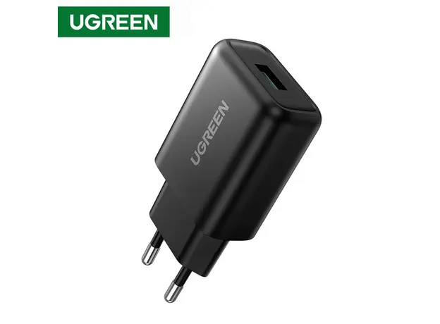 მობილურის დამტენი UGREEN 70273 Quick Charge 3.0 USB Charger EU Black, 2 image