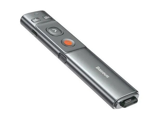 პრეზენტერი Baseus Orange Dot Wireless Presenter with Red Laser WKCD000013, 4 image