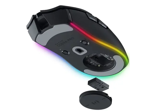 მაუსი Razer Mouse Cobra Pro, RGB, USB-A/WL/BT, black, 4 image