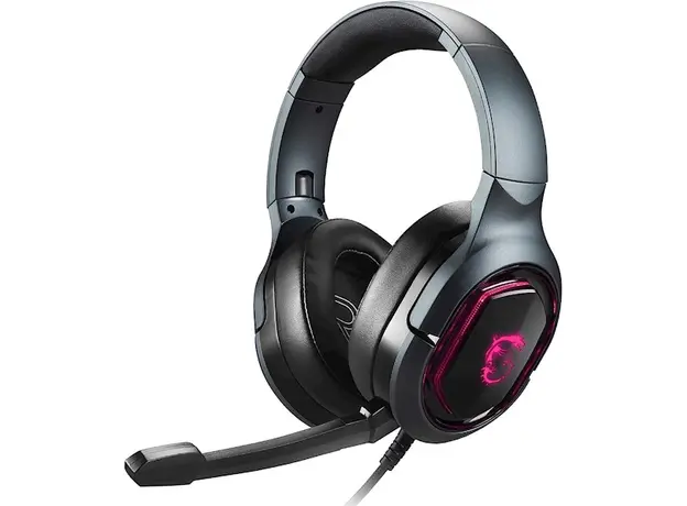 ყურსასმენი MSI S37-0400050-SV1 IMMERSE GH50, Gaming Headset, Wired, RGB, USB, Black