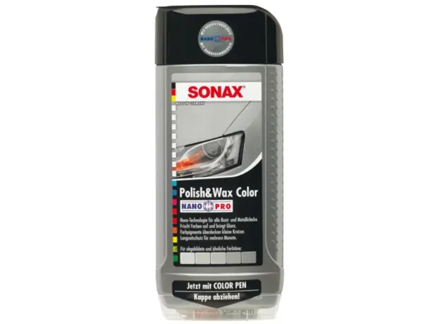 პოლირების ცვილი SONAX 296300 პოლირ. ცვილი ვერცხლ. 0,5L