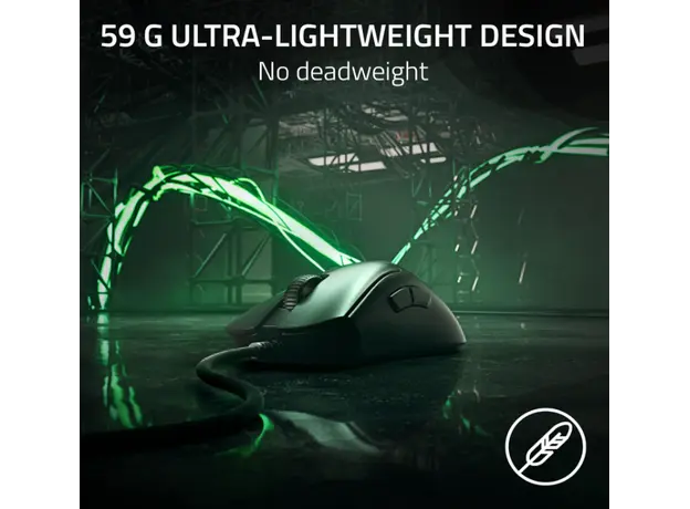 მაუსი Razer Mouse DeathAdder V3, USB-A, black, 3 image