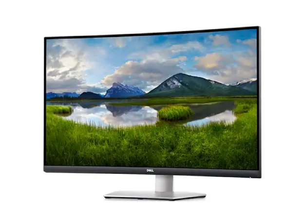 მონიტორი Dell 32 S3221QSA, 32", Curved Monitor, 4K UHD, VA, HDMI, USB, DP, Silver, 3 image