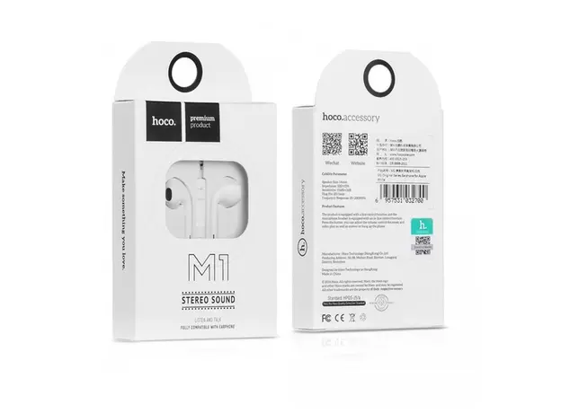 ყურსასმენი HOCO M1 - White, 3 image