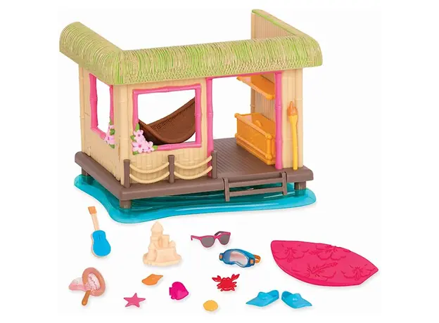 სათამაშო ნაკრები Li`l WoodzeezTIKI HUT PLAYSET 6252Z, 3 image