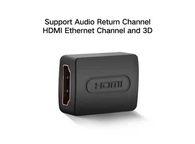 ადაპტერი UGREEN 20107 HDMI Female to Female Adapter (Black), 8 image