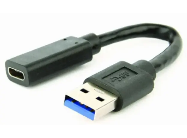ადაპტერი Gembird A-USB3-AMCF-01 USB 3.1 AM to Type-C female 10 cm, 2 image