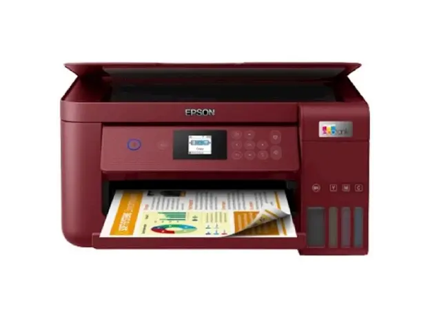 პრინტერი Epson C11CJ63413 EcoTank L4267, MFP, A4, Wi-Fi, USB, Red, 3 image
