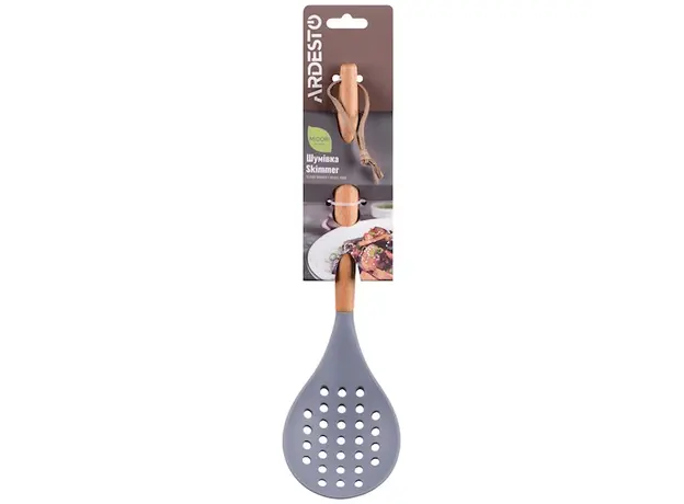 სილიკონის სკიმერი Ardesto Skimmer Midori, silicone, wood, 3 image