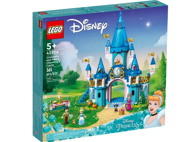 ლეგო LEGO Disney Princess Cinderella and Prince Charming's Castle, 8 image