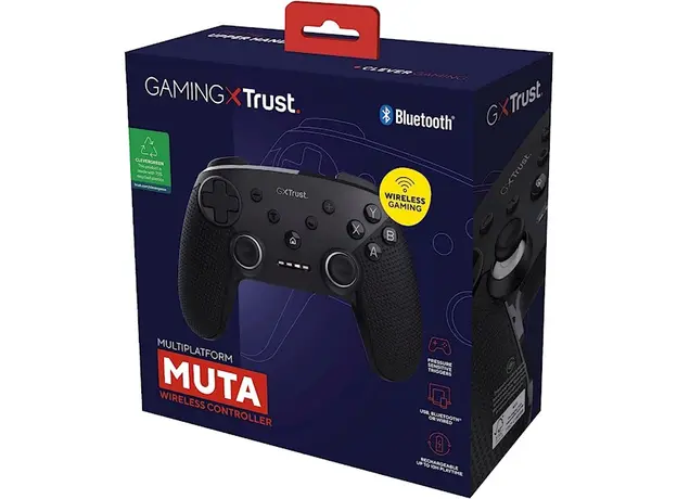 ჯოისტიკი Trust Gaming 24790 GXT542 Muta, Controller, Wireless, USB, BT, Black, 5 image