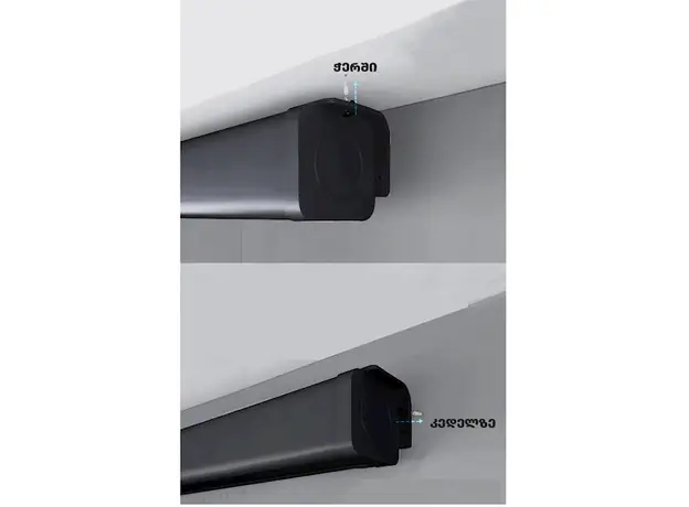 პროექტორის ეკრანი ALLSCREEN MANUAL PROJECTION SCREEN 160X160CM HD FABRIC CWP-6363B Black, 3 image