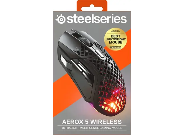 მაუსი SteelSeries Heasdset Aerox 5 Wireless, 3 image