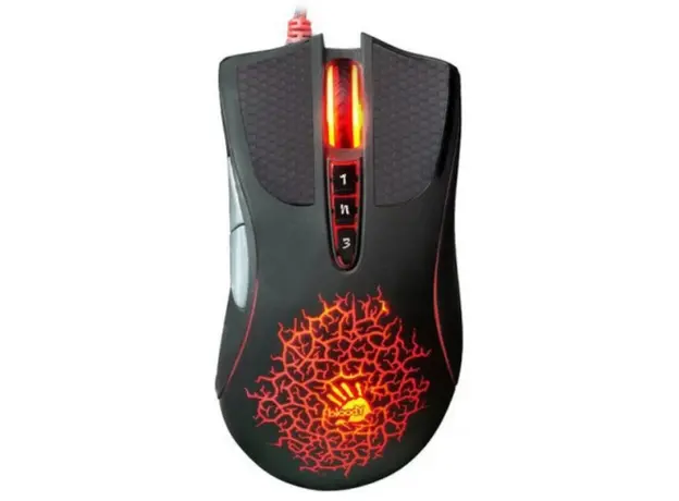 მაუსი A4tech Bloody A90 LIGHT STRIKE RGB Gaming Mouse Black, 2 image