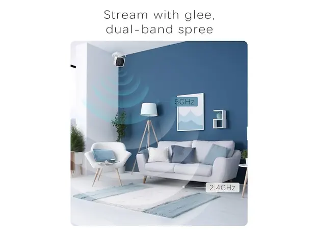 ვიდეო სათვალთვალო კამერა Blurams A12S FoldVue, Indoor Security Camera, White, 6 image