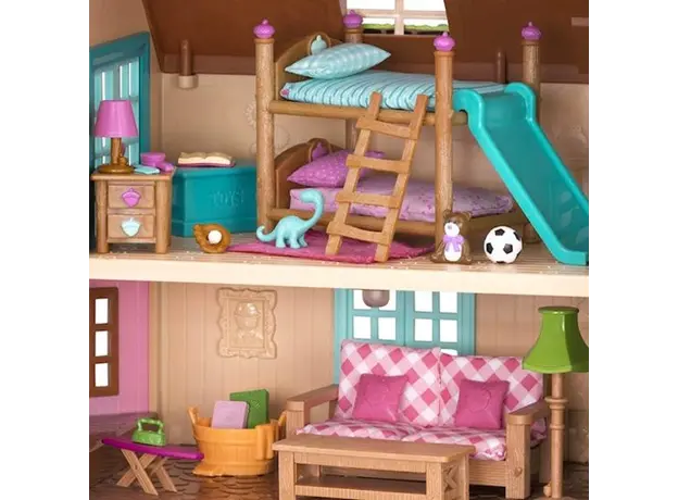 სათამაშო ნაკრები Li`l Woodzeez BUNK BED, KIDS ROOM 6169Z, 4 image