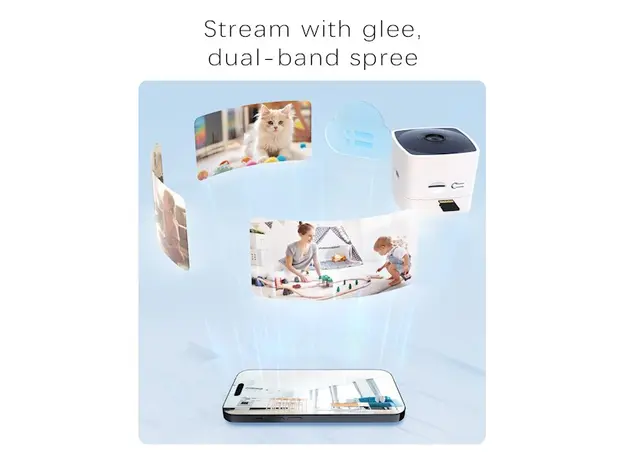 ვიდეო სათვალთვალო კამერა Blurams A12S FoldVue, Indoor Security Camera, White, 3 image