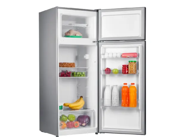 მაცივარი Hoffmann DFTN-143S, 206L, A++, Refrigerator, Silver, 5 image