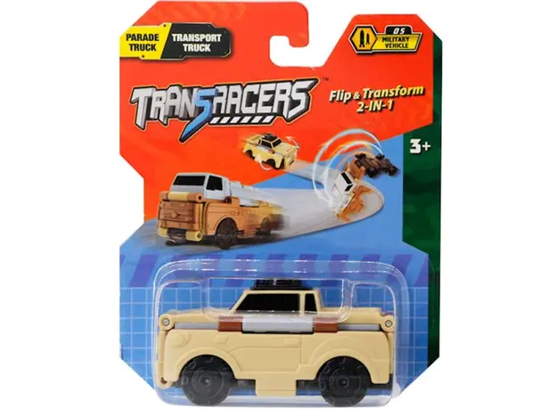 სათამაშო მანქანა TransRacers Parade Truck & Transport Truck