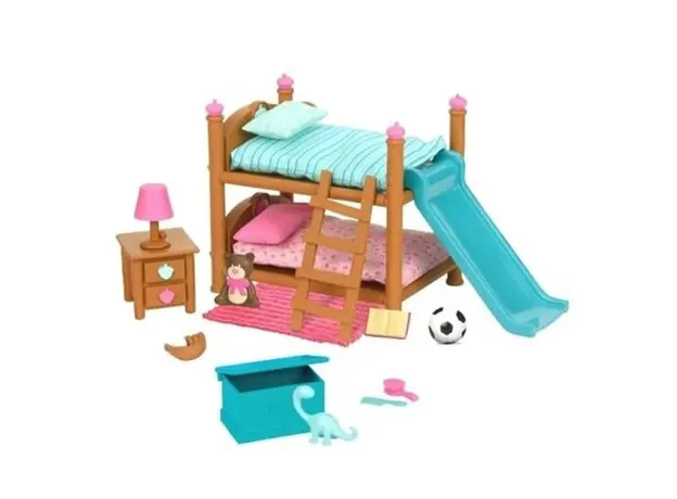 სათამაშო ნაკრები Li`l Woodzeez BUNK BED, KIDS ROOM 6169Z, 3 image