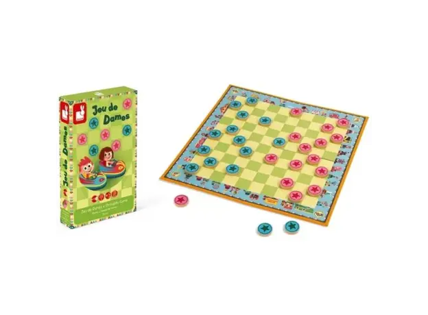 სამაგიდო თამაში Janod Board game Janod Checkers J02746