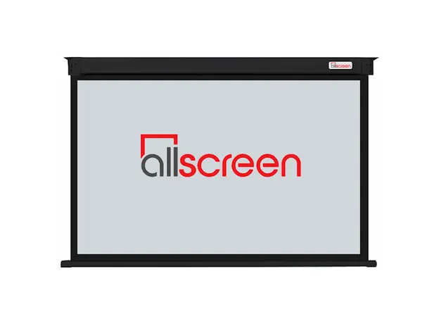 პროექტორის ეკრანი ALLSCREEN MANUAL PROJECTION SCREEN 160X160CM HD FABRIC CWP-6363B Black, 2 image