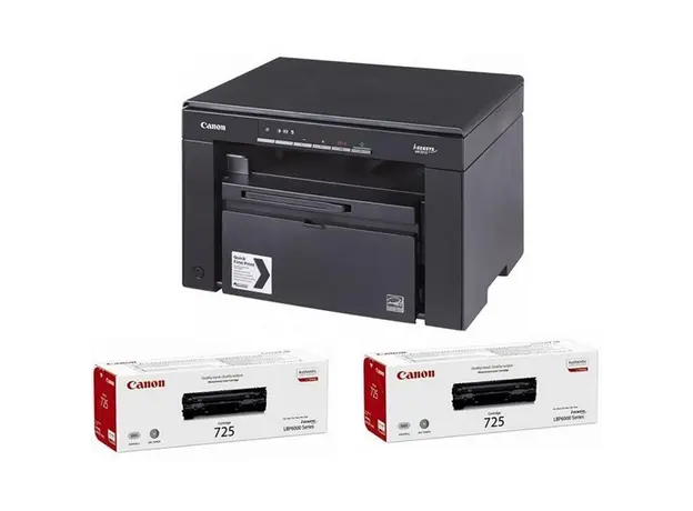 ლაზერული პრინტერი Canon i-SENSYS MF3010 18PPM 5252B034AA + 2 ცალი ორიგინალი კარტრიჯი, 4 image