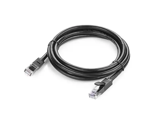 ქსელის კაბელი UGREEN NW102 (20161) Cat6 Patch Cord UTP Lan Cable 3m (Black), 3 image