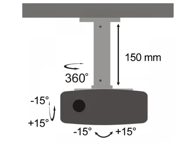 პროექტორის საკიდი SBOX PM-18, 4 image