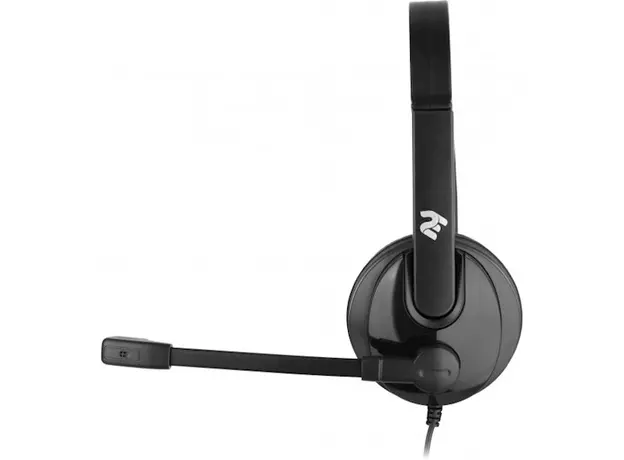 ყურსასმენი 2E CH12MU, Mono Headphones, Wired, USB, Black, 4 image