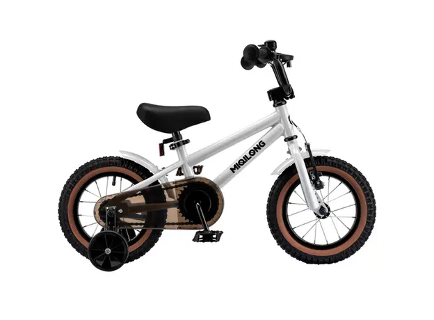 საბავშვო ველოსიპედი Miqilong Bicycle BS 12" Silver