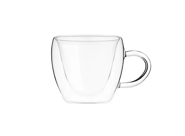 ჭიქა ARDESTO Double wall borosilicate glass mug set 250 ml 2 pcs, 2 image