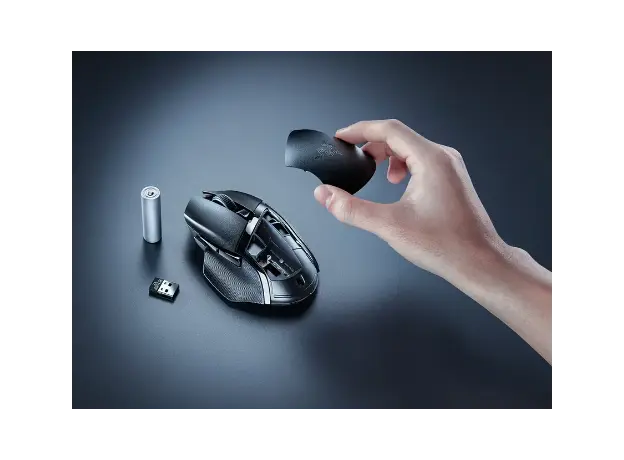 მაუსი Razer Basilisk V3 X HyperSpeed, RGB, WL/BT, Black, 5 image