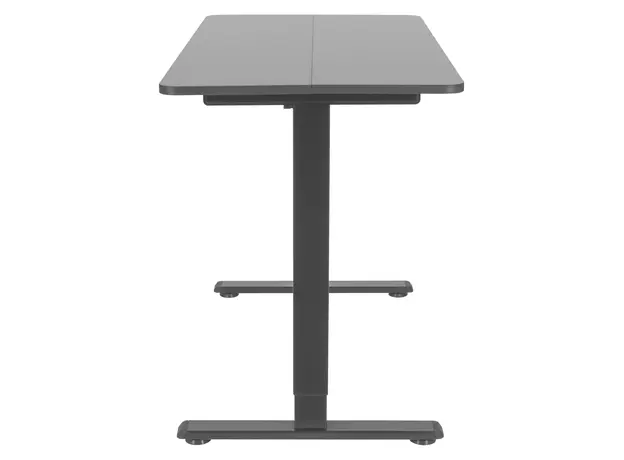 კომპიუტერის მაგიდა 2E Computer table CE120B-MOTORIZED, height adjustment, electric motor 220V, 73/118х120x60cm, black, 4 image
