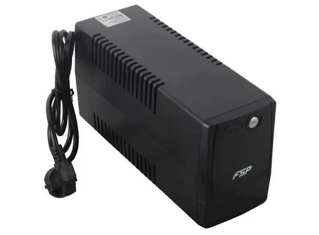 უწყვეტი კვების წყარო FSP PPF3601405, 650VA, USB, RJ-45, UPS, Black, 5 image