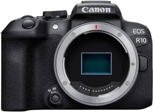 ციფრული ფოტოაპარატი Canon EOS R10 BODY 24.2MP APS-C CMOS Sensor 4K30 Video, 4K60 with Crop; HDR-PQ Multi-Function Shoe, Wi-Fi and Bluetooth, 2 image