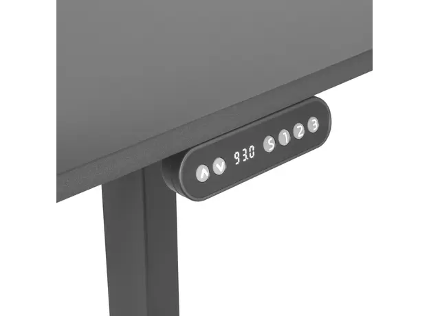 კომპიუტერის მაგიდა 2E Computer table CE120B-MOTORIZED, height adjustment, electric motor 220V, 73/118х120x60cm, black, 6 image