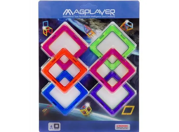 კონსტრუქტორი Magplayer Additional set of 6 e. MPC-6