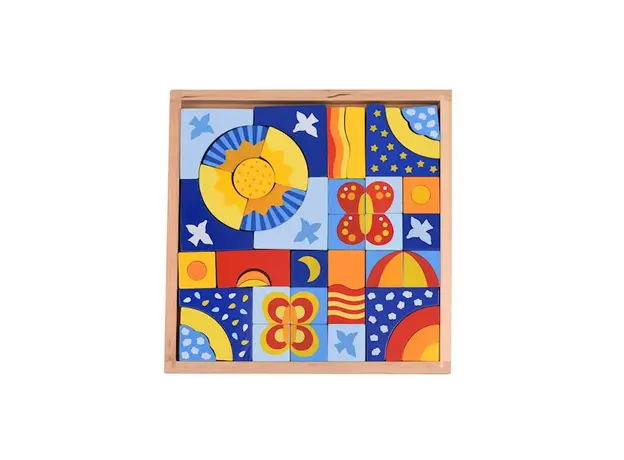 ასაწყობი ფაზლი goki Designer wooden Butterflies 58646G