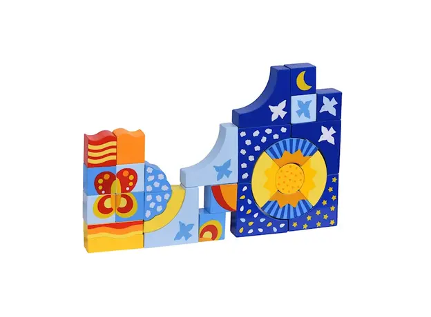 ასაწყობი ფაზლი goki Designer wooden Butterflies 58646G, 4 image