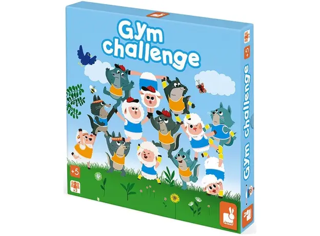 სამაგიდო თამაში Janod Gym Challenge - Board game, 6 image