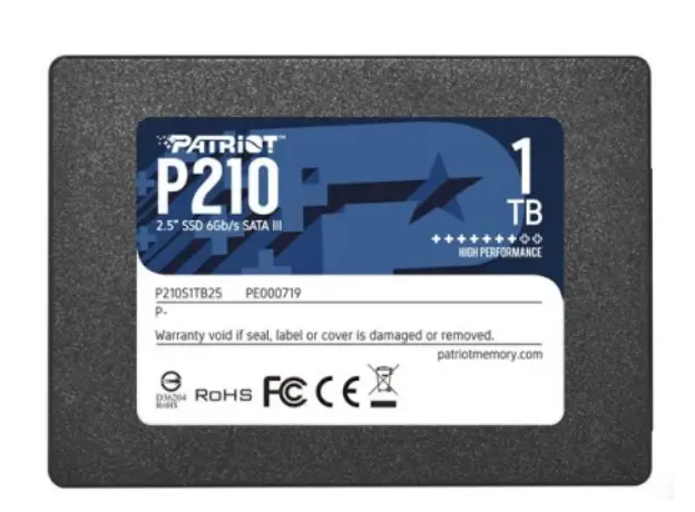 მყარი დისკი Patriot P210 SSD 1TB SATA3 2.5 - P210S1TB25