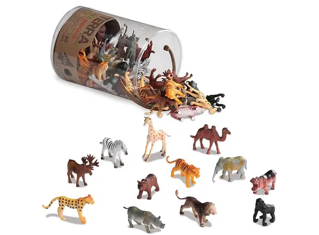 ველური სამყაროს სათამაშო ნაკრები Terra WILD ANIMALS IN TUBE, 2 image