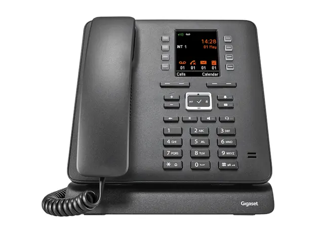 სტაციონალური ტელეფონი Gigaset Pro Maxwell C Corded VoIP Bluetooth, Visual call notification, Redial TFT Black, 3 image