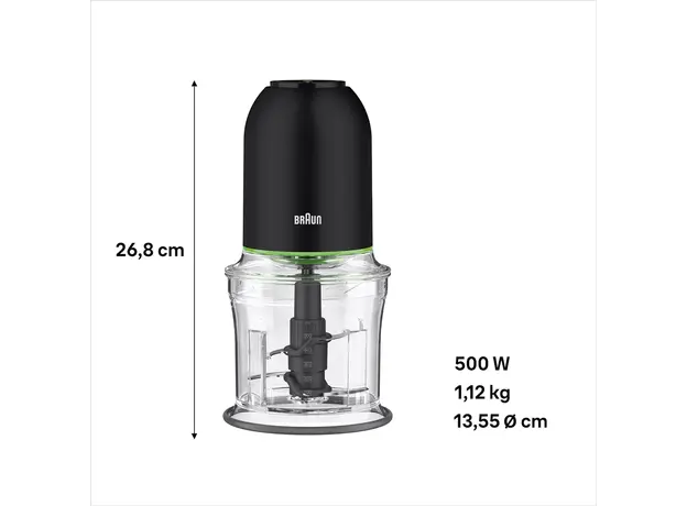 ჩოფერი Braun CH3011BK BR CHOPPER 220-240V INT, 4 image